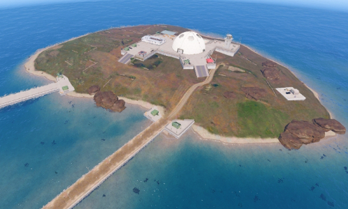 View of the entire Jail Island.
