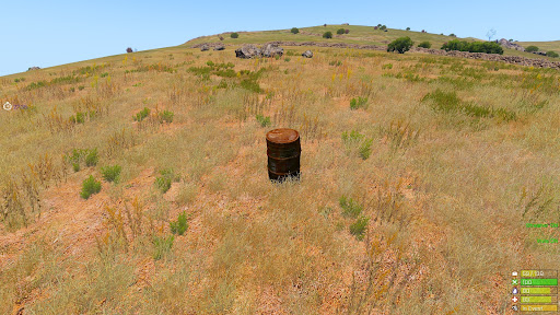 A barrel full of radioactive material