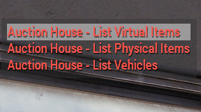 The listing types.