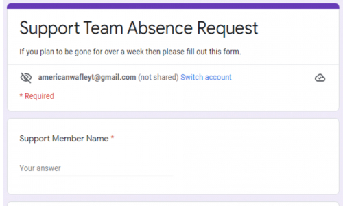 Absence Request