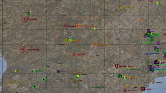 The Syrta conquest map.