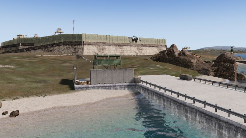 The view of the jail from the North side.