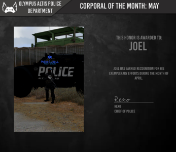 Corporal of the Month