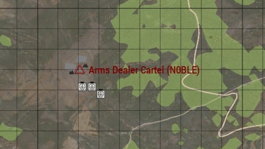 The normal cartel map marker.