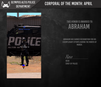Corporal of the Month