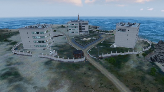 The North side of the Bank of Altis.