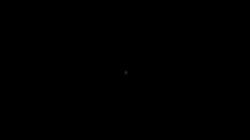 A picture of the North Star in the night sky.