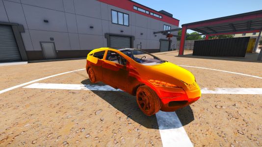 VR Orange Vehicle Finish