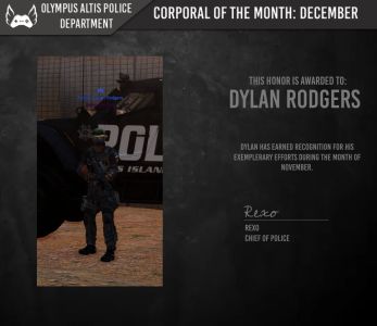 Corporal of the Month