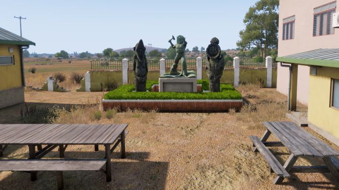 An example of one of the priceless statues.