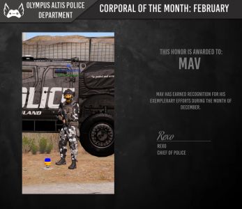Corporal of the Month