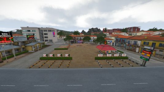 A map of the Kavala square.