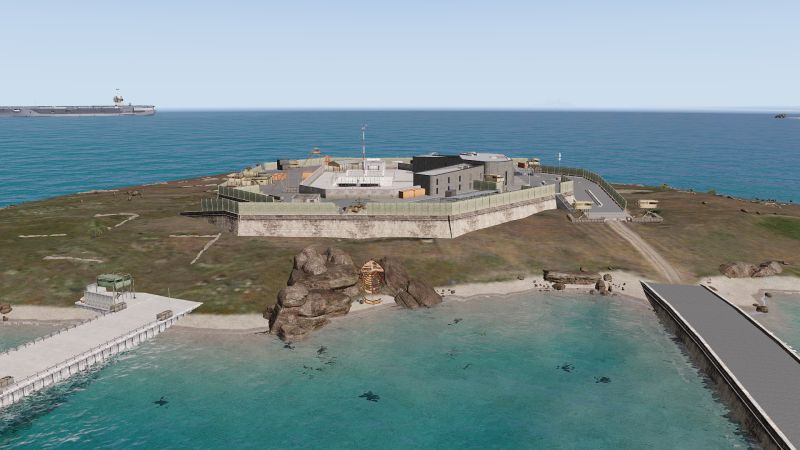 View of the entire Jail Island.