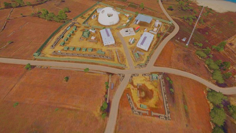 A bird's-eye view of the Blackwater Armory.
