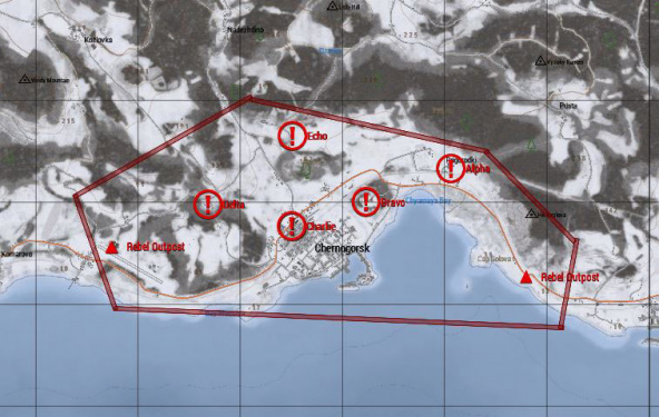 The Balota Blitz conquest map.