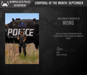 Corporal of the Month