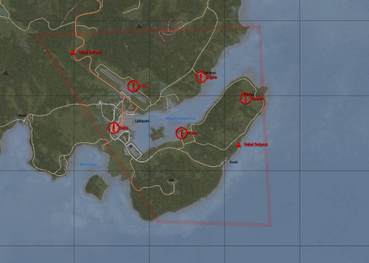 The Bua Bua conquest map.