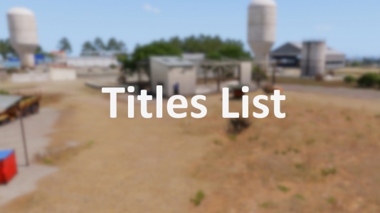 Titles List
