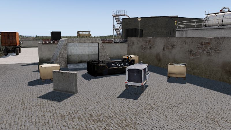 The anti-air device that can be disabled with a hacking terminal.