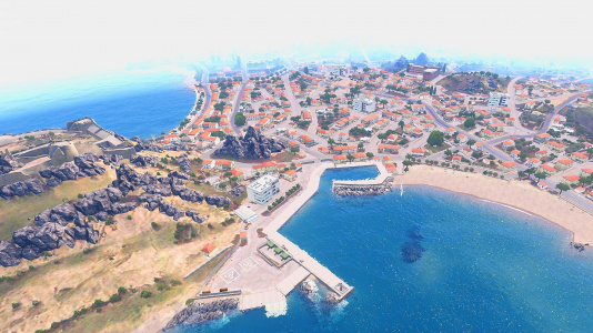 An overview of the Kavala cityscape.