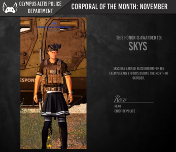 Corporal of the Month