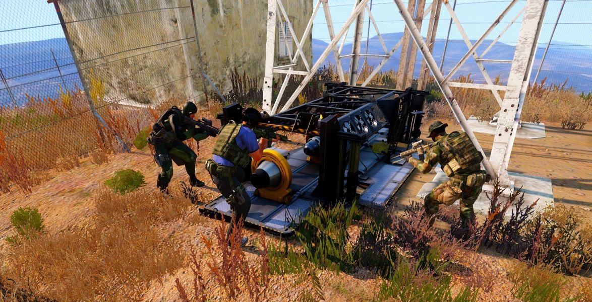 3 players starting a terror by hacking the radio tower