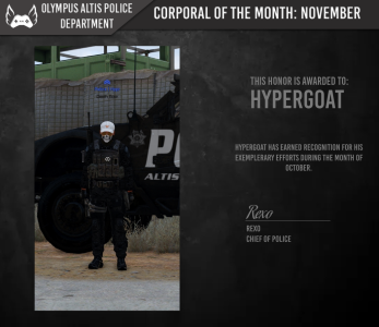 Corporal of the Month