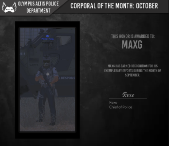 Corporal of the Month