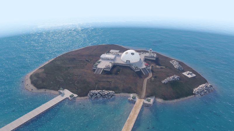 View of the entire Jail Island.